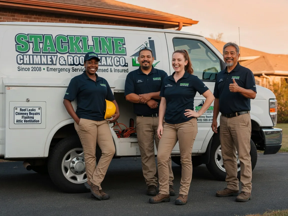 Chimney flashing repair company in Gerber, CA